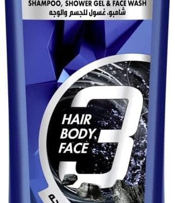CLEAR HOMME SHAMPOOING 3EN1 CHEVEUX BARBE CORPS AU CHARBON ACTIF 180ML