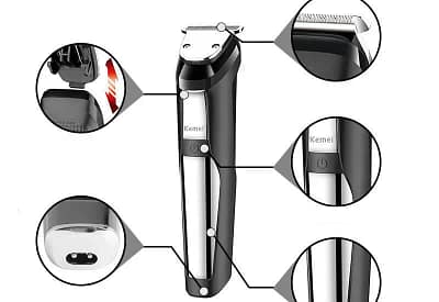 Kemei – tondeuse à cheveux 5 en 1 km-8601, rechargeable par USB, pour le nez et la barbe Kemei – tondeuse à cheveux 5 en 1 km-8601, rechargeable par USB, pour le nez et la barbe
