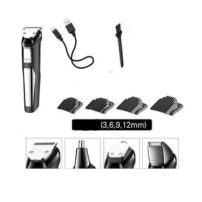 Kemei – tondeuse à cheveux 5 en 1 km-8601, rechargeable par USB, pour le nez et la barbe Kemei – tondeuse à cheveux 5 en 1 km-8601, rechargeable par USB, pour le nez et la barbe