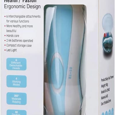 PandaEar Tondeuse à ongles électrique pour bébé avec 6 tampons de rechange, coupe-ongles et ciseaux