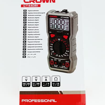 MULTIMETRE NUMERIQUE CROWN CT44051