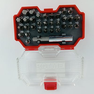 SET 32 PCS EMBOUTS DE VISSAGE ET PORTE EMBOUT EMTOP